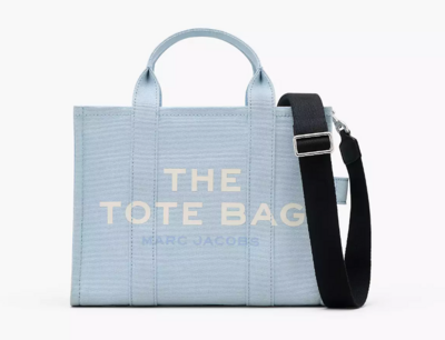 Bolso Marc Jacobs the tote bag mediano cloud blue